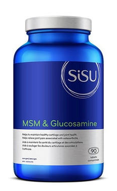 SISU MSM and Glucosamine, 90 Tablets | NutriFarm.ca