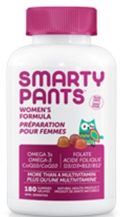 SmartyPants Women's Formula, 120 Gummies | NutriFarm.ca