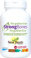 New Roots Vegetarian Strong Bones, 270 Vegetable Capsules | NutriFarm.ca