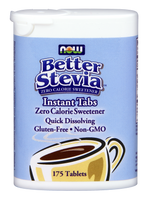 NOW BetterStevia Instant Tab Dispenser, 175 Tablets | NutriFarm.ca