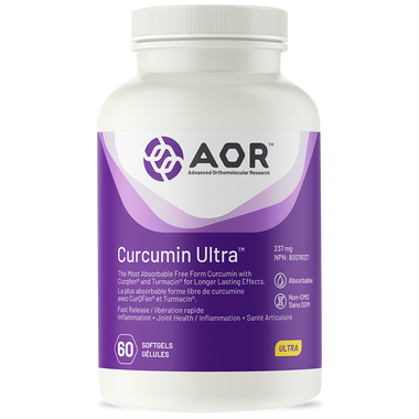 AOR Curcumin Ultra, 60 Softgels | NutriFarm.ca