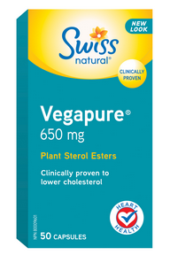 Swiss Natural Vegapure 650 mg, 50 Capsules | NutriFarm.ca