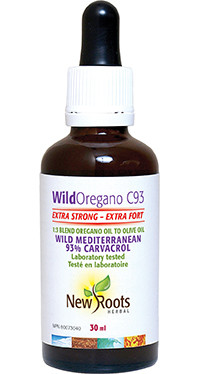 New Roots Wild Oregano C93 Extra Strong, 30 ml | NutriFarm.ca