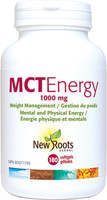 New Roots MCT Energy, 180 Softgels | NutriFarm.ca