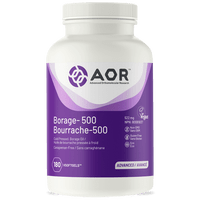 AOR Borage 500, 180 V-Softgels | NutriFarm.ca