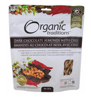 Organic Traditions Dark Chocolate with Chili, 227 g | NutriFarm.ca