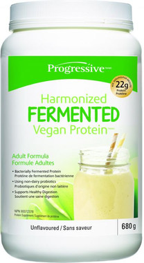 Progressive Harmonized Fermented Vegan Protein Unflavoured, 680 g | NutriFarm.ca