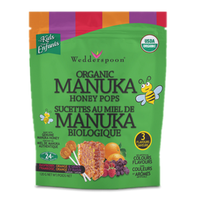 Wedderspoon Organic Manuka Honey Pops Variety Pack, 120 g | NutriFarm.ca