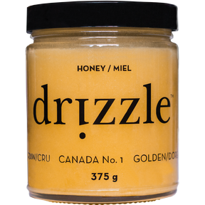 Drizzle Honey Golden Raw Honey, 375 g | NutriFarm.ca
