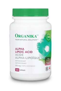 Organika Alpha Lipoic Acid 250 mg, 120 Caps | NutriFarm.ca