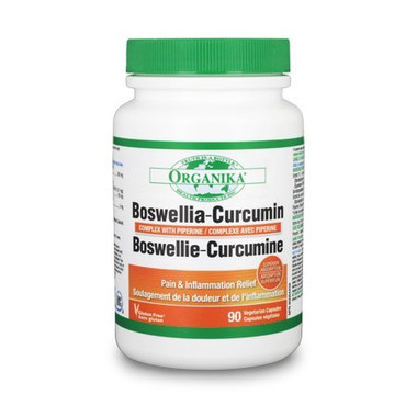 Organika Boswellia Curcumin Complex, 90 Caps | NutriFarm.ca