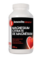 Innovite Magnesium Citrate 250 mg,  200 Caps | NutriFarm.ca