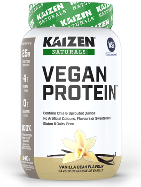 Kaizen Vegan Protein Vanilla, 840 g | NutriFarm.ca 