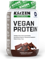 Kaizen Vegan Protein Chocolate, 840 g | NutriFarm.ca 