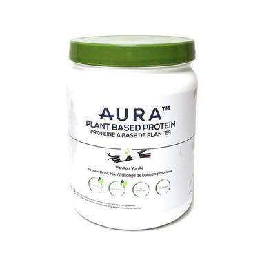 AURA plant based Protein Vanilla, 500 g | NutriFarm.ca