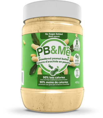 PB&Me Powdered Peanut Butter no sugar, 453 g | NutriFarm.ca 