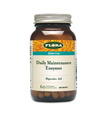 Flora Daily Maintenance Enzyme, 60 Capsules | NutriFarm.ca