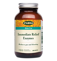 Flora Immediate Relief Enzyme, 120 Capsules | NutriFarm.ca
