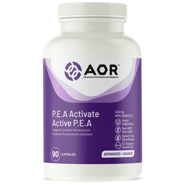 AOR P.E.A. Activate 400 mg, 90 Capsules | NutriFarm.ca