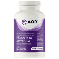 AOR P.E.A. Activate 600 mg, 60 lozenges | NutriFarm.ca