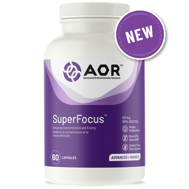 AOR SuperFocus, 60 capsules | NutriFarm.ca