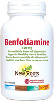 New Roots Benfotiamine, 120 VCaps | NutriFarm.ca