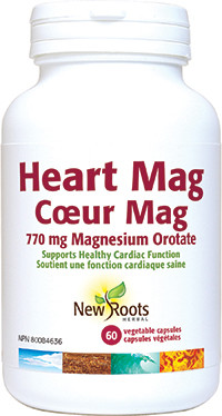 New Roots Heart Mag, 60 Vcaps | NutriFarm.ca