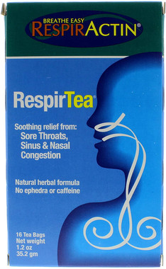Respiractin RespirTea, 16 Tea Bags | NutriFarm.ca