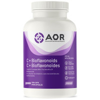 AOR C + Bioflavonoids, 200 Vegetable Capsules | NutriFarm.ca