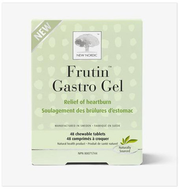 New Nordic Frutin Gastro Gel, 48 chewable tablets ...