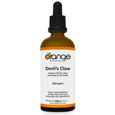 Orange Naturals Devil’s Claw Tincture, 100 ml | NutriFarm.ca