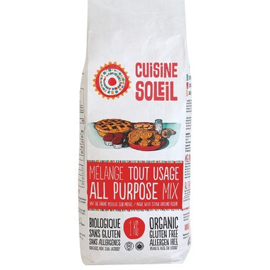 Cuisine Soleil Organic All Purpose Mix (Gluten, Allergen Free), 1 kg | NutriFarm.ca