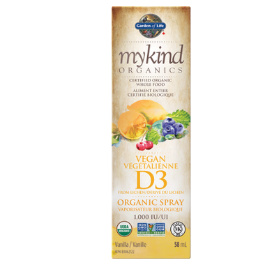 garden of life mykind organics Vitamin D3, 58 ml | NutriFarm.ca