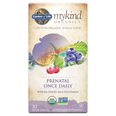 Garden of Life Mykind Organics Prenatal Once Daily, 30 Caps | NutriFarm.ca