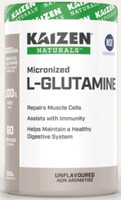 Kaizen Micronized L-Glutamine, 300 g | NutriFarm.ca