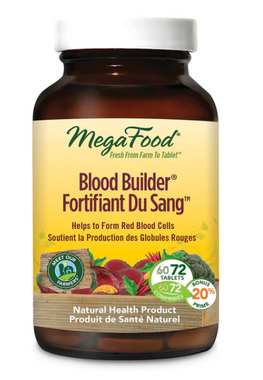 MegaFood Blood Builder, 72 tablets | NutriFarm.ca