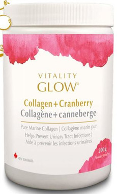 Vitality Glow Collagen + Cranberry, 200 g | NutriFarm.ca