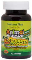 Natures Plus Animal Parade KidGreenz Tropical Fruit, 90 Chewable Tablets | NutriFarm.ca