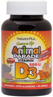 Nature Plus Animal Plus Vitamin D3 Black Cherry, 90 Animals | NutriFarm.ca