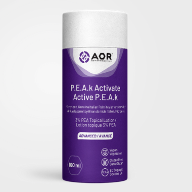 AOR P.E.A.k Activate Topical Lotion, 100 ml | NutriFarm.ca