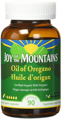 Joy of the Mountains Oil of Oregano, 90 Capsules | NutriFarm.ca