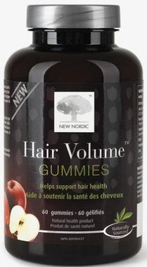 New Nordic Hair Volume Gummies, 60 Gummies | NutriFarm.ca