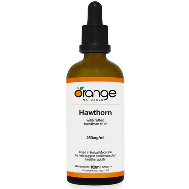 Orange Naturals Hawthorn Tincture, 100 ml | NutriFarm.ca