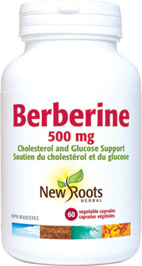New Roots Berberine 500 mg, 60 VCaps | NutriFarm.ca