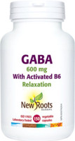 New Roots Gaba 600mg, 150 Capsules | NutriFarm.ca