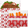Lunchskins Reusable Bag Set (velvet desert) | NutriFarm.ca 