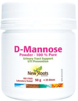 New Roots D-Mannose, 50 g | NutriFarm.ca