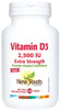 New Roots Vitamin D3 2,500 IU Extra Strength, 180 Softgels | NutriFarm.ca