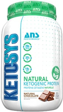 Ans Performance Natural Ketosys Protein Powder Chocolate, 924 g | NutriFarm.ca