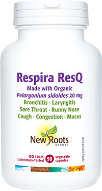 New Roots Respira ResQ, 90 Capsules | NutriFarm.ca